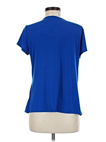 NY Collection Short Sleeve Blouse (view 2)