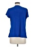 NY Collection Blue Short Sleeve Blouse Size M - photo 2