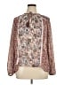 Knox Rose 100% Polyester Paisley Brown Long Sleeve Blouse Size XL - photo 1
