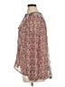 Knox Rose 100% Polyester Paisley Brown Long Sleeve Blouse Size XL - photo 5