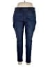 Falls Creek Solid Blue Jeans Size 1X - photo 1