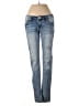 BKE Hearts Blue Jeans Size 26 waist - photo 1