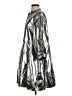 Just Metallic Silver Cocktail Dress Size S - photo 5