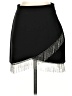 Zara Solid Black Casual Skirt Size S - photo 1