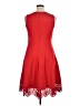 Donna Ricco Solid Red Cocktail Dress Size 14 - photo 2