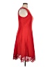 Donna Ricco Solid Red Cocktail Dress Size 14 - photo 4