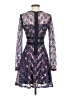 Xhilaration Paisley Blue Cocktail Dress Size XS - photo 2