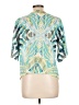 Chico's Teal Short Sleeve Blouse Size S - photo 2