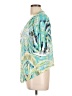 Chico's Teal Short Sleeve Blouse Size S - photo 5