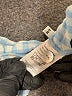 Sleeper Checkered-gingham Blue Long Sleeve Blouse Size Sm - Med - photo 8