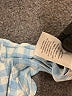 Sleeper Checkered-gingham Blue Long Sleeve Blouse Size Sm - Med - photo 9
