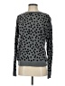 Hinge 100% Cotton Polka Dots Gray Pullover Sweater Size S - photo 1