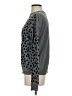 Hinge 100% Cotton Polka Dots Gray Pullover Sweater Size S - photo 5