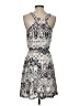 Unbranded Graphic Silver Cocktail Dress Size S (estimated) - photo 2