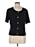 St. John Collection Black Wool Cardigan Size M - photo 1