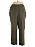 Catherines Solid Green Casual Pants Size 2X - photo 1