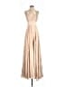 Cinderella Divine 100% Polyester Tan Cocktail Dress Size 4 - photo 1