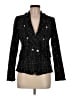 Aqua 100% Polyester Tweed Black Blazer Size M - photo 1