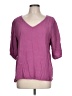 Mod-O-Doc 100% Cotton Purple 3/4 Sleeve Blouse Size Lg (3) - photo 1