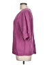 Mod-O-Doc 100% Cotton Purple 3/4 Sleeve Blouse Size Lg (3) - photo 5