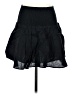 J.Crew 100% Linen Solid Black Casual Skirt Size XXS - photo 1