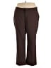 Catherines Solid Brown Dress Pants Size 22 - photo 1
