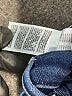 Mother 100% Polyester Stripes Blue Jeans Size 26 waist - photo 5