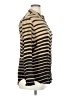 J. McLaughlin Stripes Gold Long Sleeve Button-Down Shirt Size L - photo 4