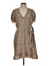 Sanctuary 100% Polyester Animal Print Tan Casual Dress Size 10 - photo 1