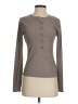 Athleta Gray Long Sleeve Henley Size S - photo 1