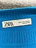 Zara Solid Blue Pullover Sweater Size S - photo 7