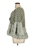 Mudd 100% Rayon Green 3/4 Sleeve Blouse Size XL - photo 5