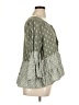 Mudd 100% Rayon Green 3/4 Sleeve Blouse Size XL - photo 4
