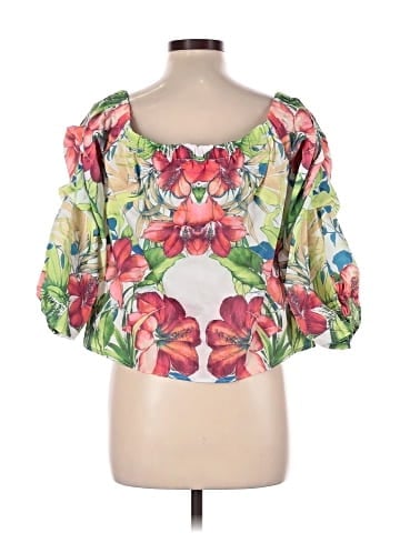 Jealous Tomato 3/4 Sleeve Blouse (view 2)