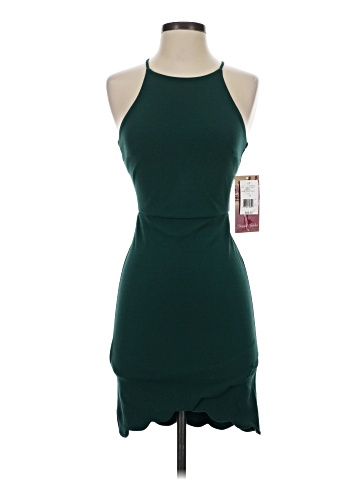 Emerald Sundae Cocktail Dress (view 1)