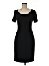 Kay Unger Solid Black Casual Dress Size 6 - photo 1