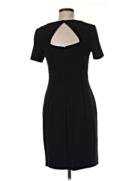 casual kay unger dresses Kay Unger Dress 6 Silk Textured Knit Keyhole Back Casual Luxury Chic V-Neck