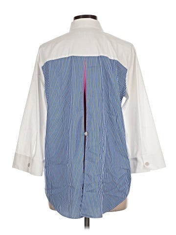 Foxcroft 3/4 Sleeve Button-Down Shirt (view 2)