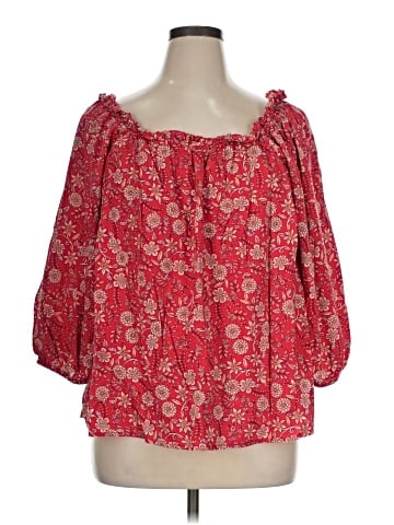 St. John's Bay 3/4 Sleeve Blouse (view 1)
