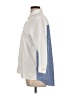 Foxcroft Solid White 3/4 Sleeve Button-Down Shirt Size L - photo 5