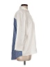 Foxcroft Solid White 3/4 Sleeve Button-Down Shirt Size L - photo 4