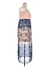 Maurices 100% Polyester Print Blue Cocktail Dress Size 14 (0) - photo 4