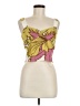Rose + Olive 100% Polyester Yellow Sleeveless Blouse Size M - photo 1