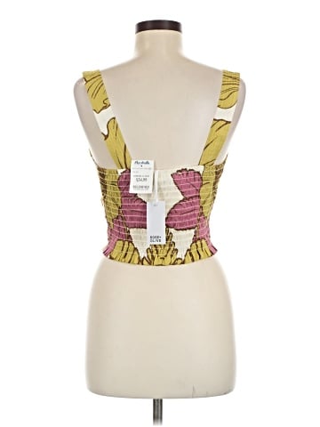 Rose + Olive Sleeveless Blouse (view 2)