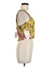 Rose + Olive 100% Polyester Yellow Sleeveless Blouse Size M - photo 4