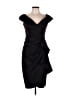 Xscape Black Cocktail Dress Size 10 - photo 1