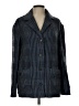 Theory Plaid Blue Wool Coat Size L - photo 1