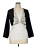 Alex Evenings 100% Polyester Black Blazer Size 14 - photo 1