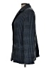 Theory Plaid Blue Wool Coat Size L - photo 5