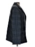 Theory Plaid Blue Wool Coat Size L - photo 4